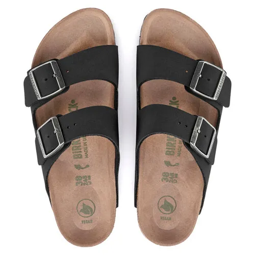 Birkenstock Arizona Two-Strap Vegan Sandals Black Regular Fit