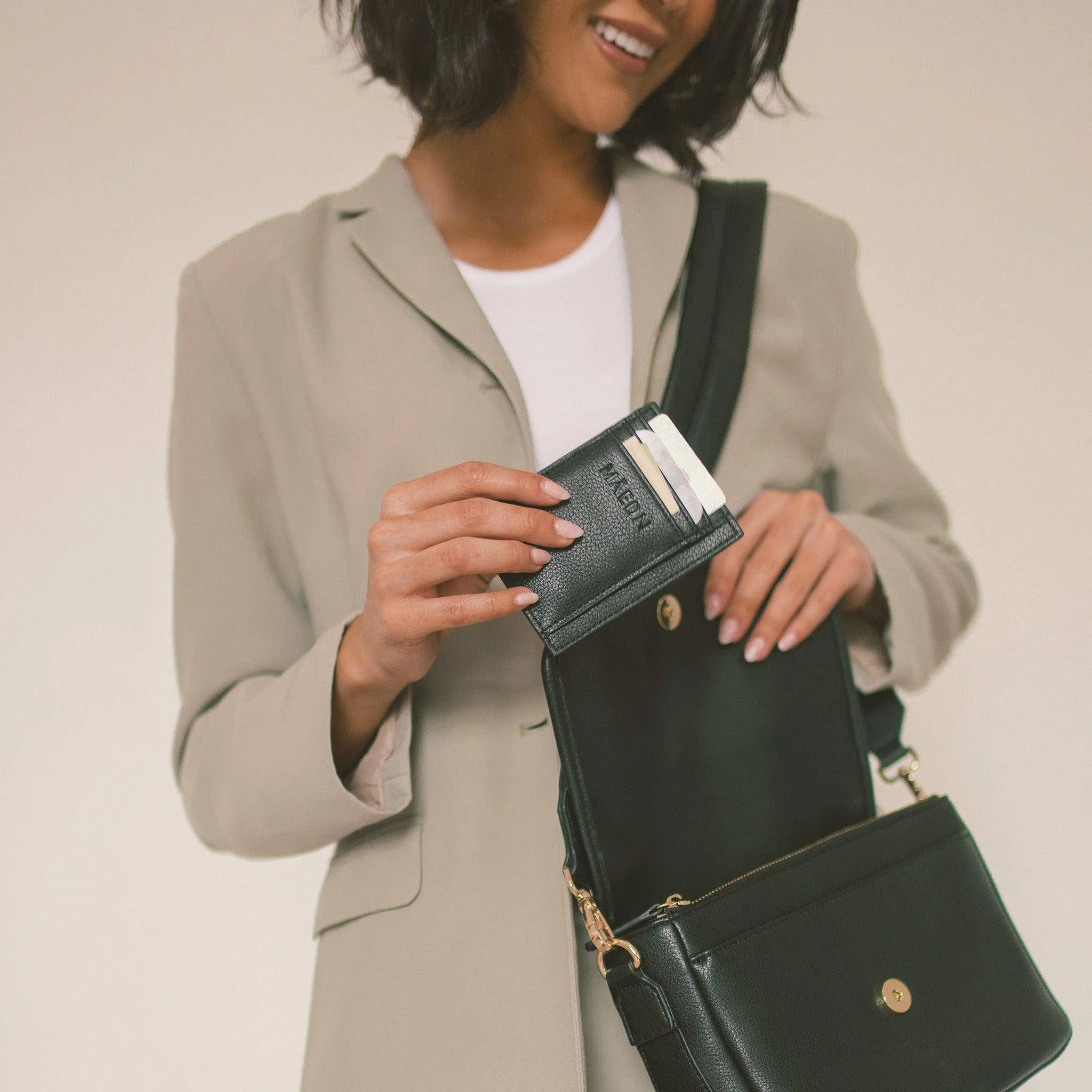 Black Card Holder