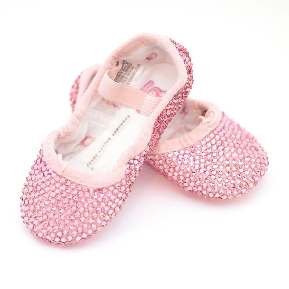 Blinged Baby & Child Ballet Slippers