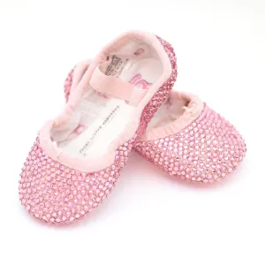Blinged Baby & Child Ballet Slippers