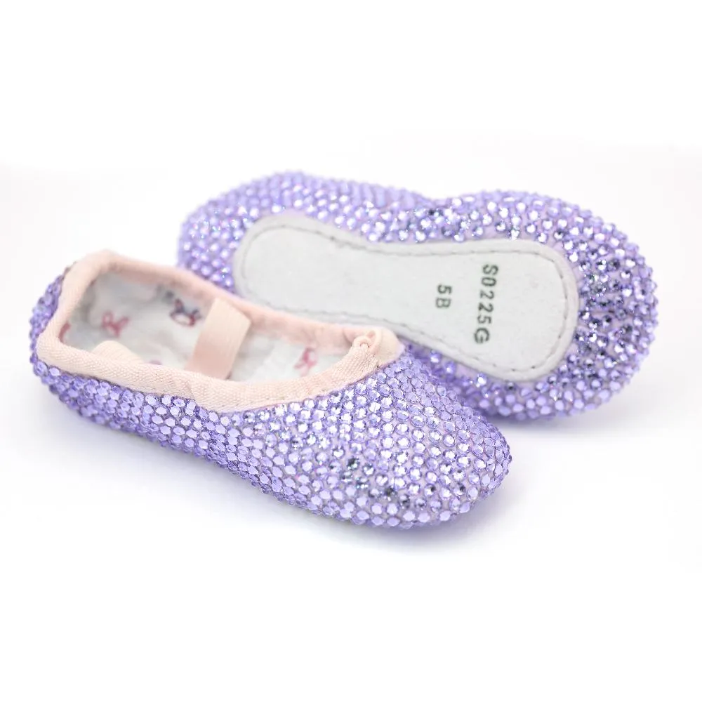 Blinged Baby & Child Ballet Slippers