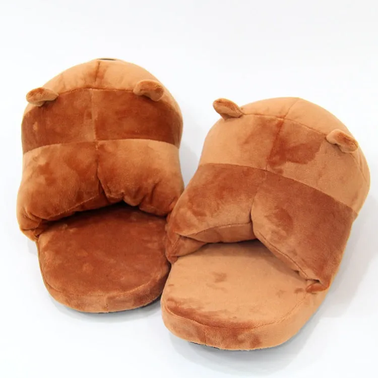 Cuddly Critters Plush Slippers