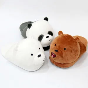 Cuddly Critters Plush Slippers