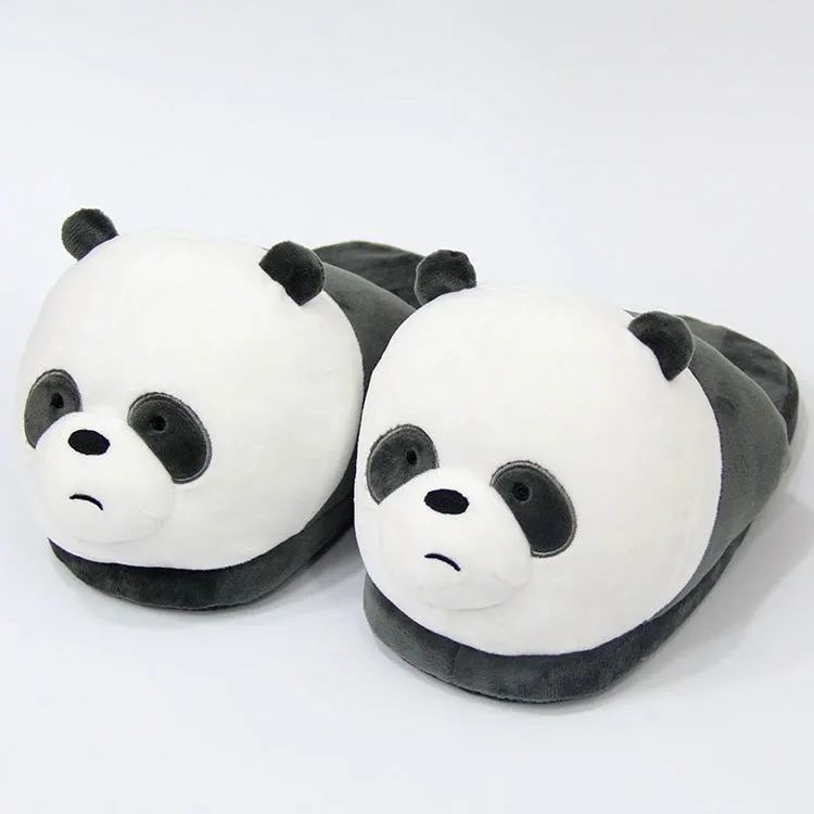 Cuddly Critters Plush Slippers