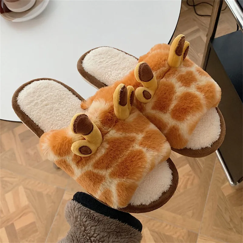 Cute Giraffe Inspired Slippers