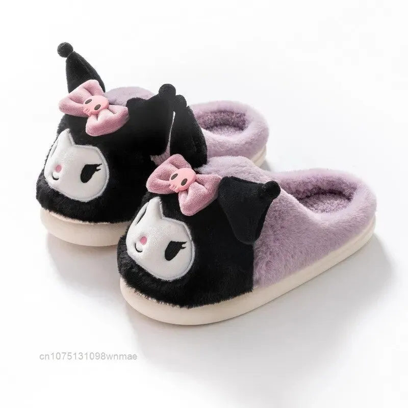 Kawaii Sanrio Plush Slippers