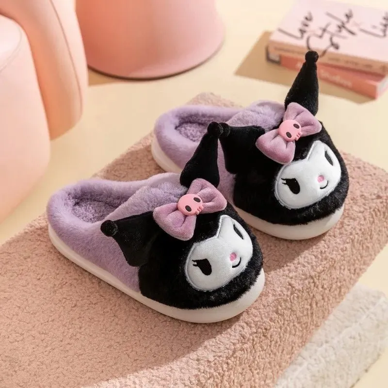 Kawaii Sanrio Plush Slippers