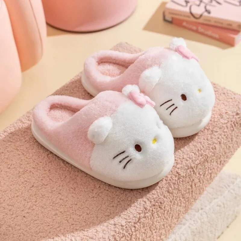 Kawaii Sanrio Plush Slippers