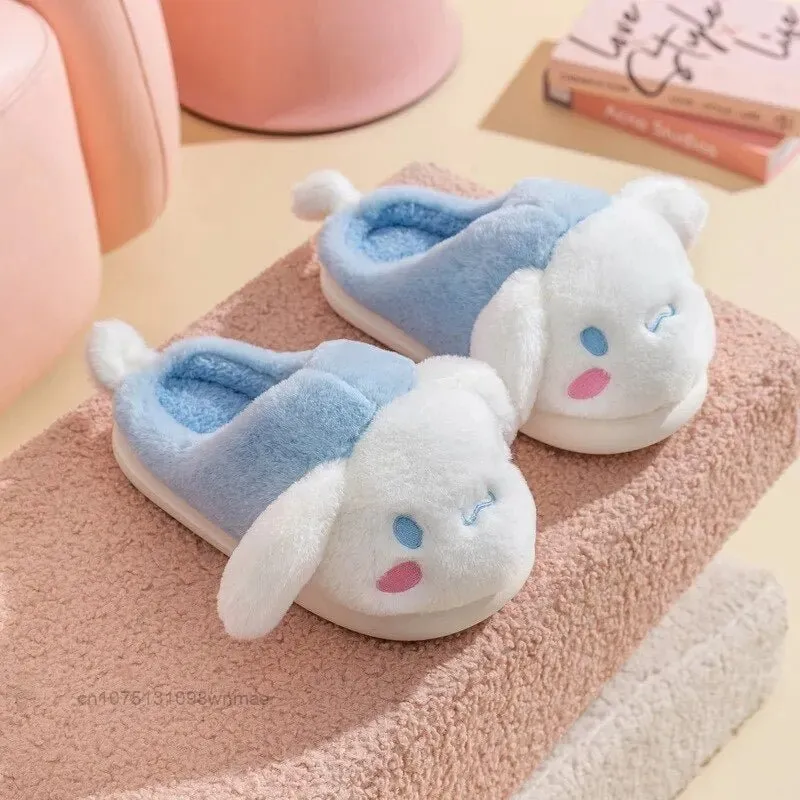 Kawaii Sanrio Plush Slippers