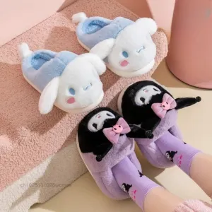 Kawaii Sanrio Plush Slippers