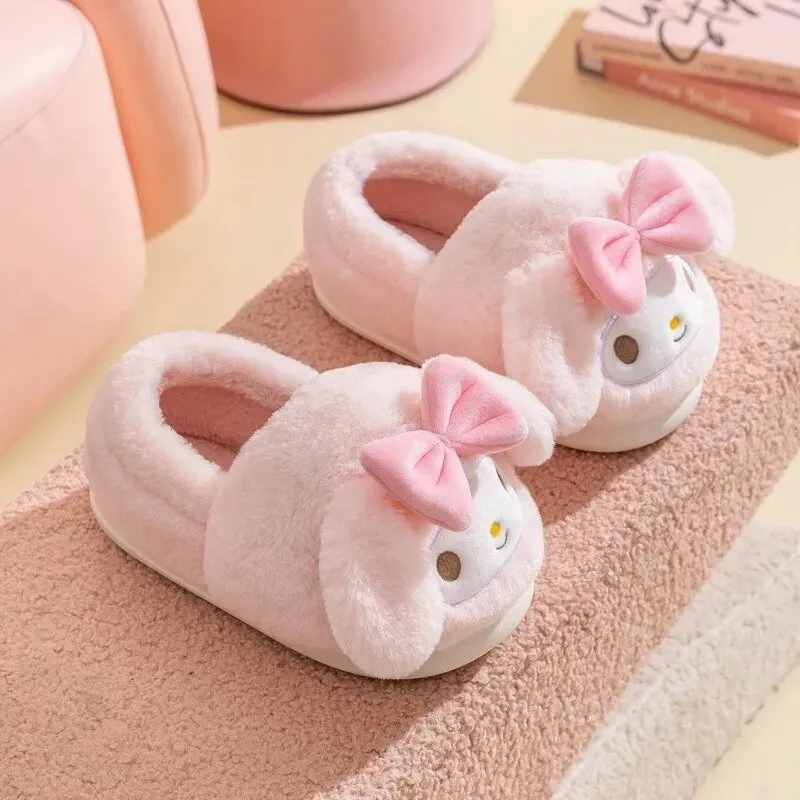 Kawaii Sanrio Plush Slippers