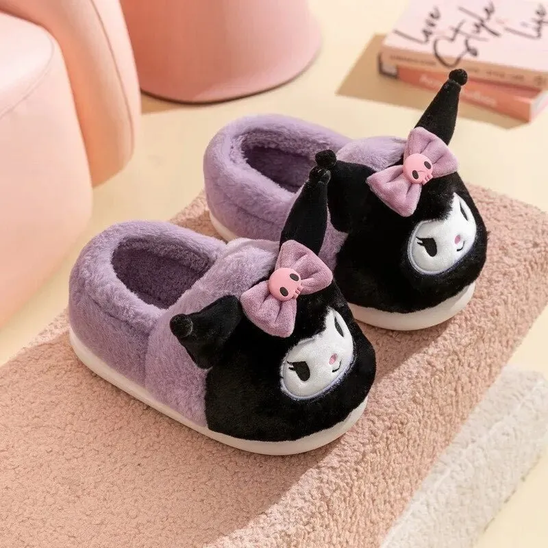 Kawaii Sanrio Plush Slippers