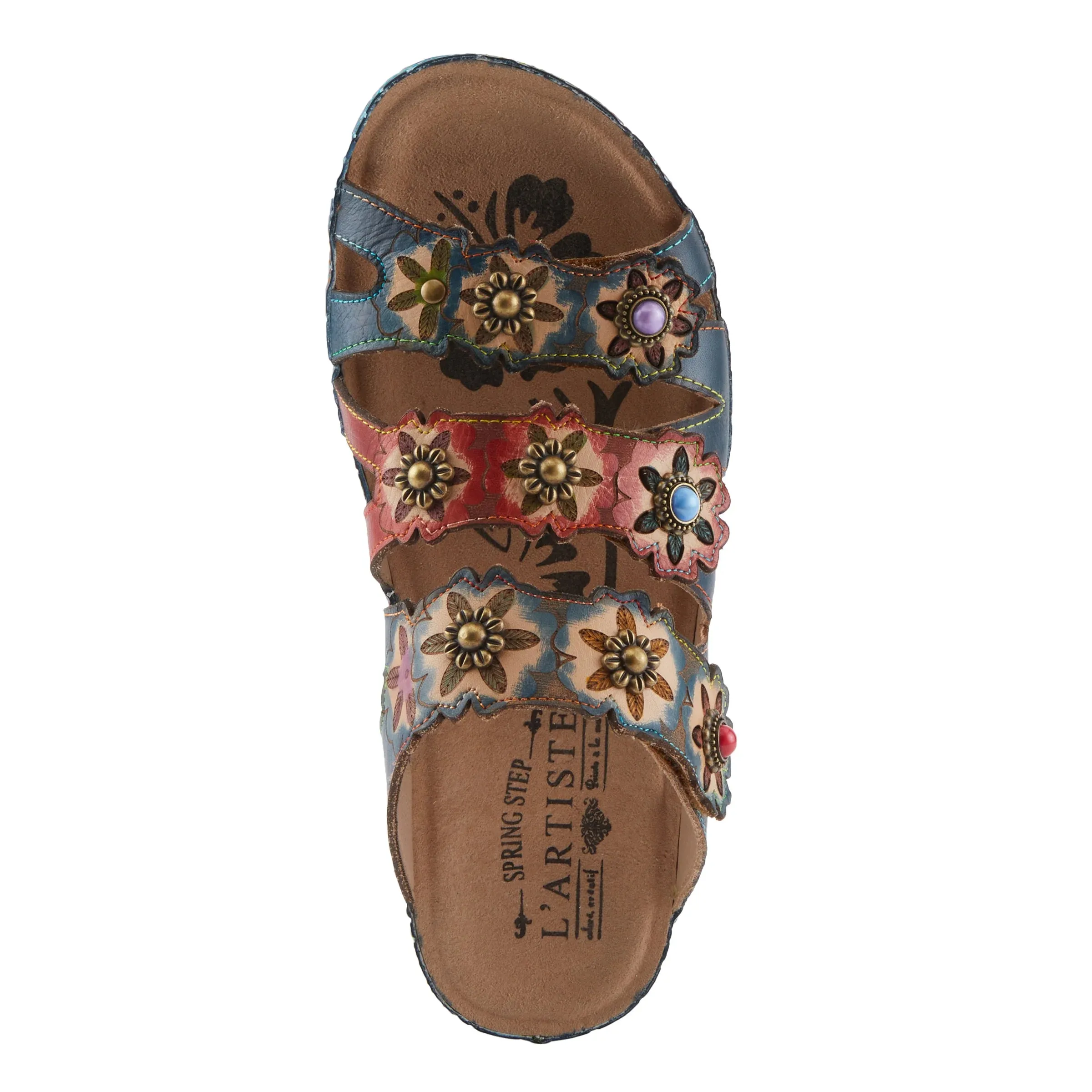 L'ARTISTE BY SPRINGSTEP CUDDLECAKE WEDGE NAVY