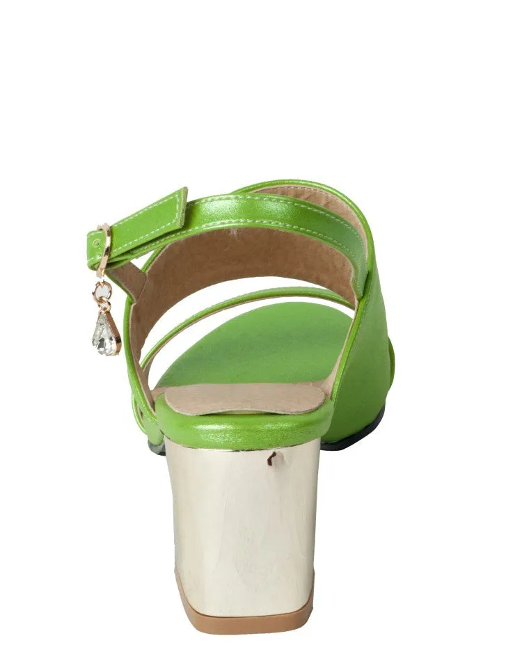 Women's Slingbacks High Heel Chunky Sandals
