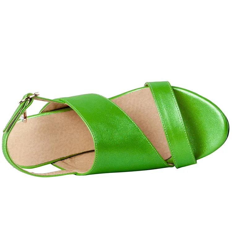 Women's Slingbacks High Heel Chunky Sandals