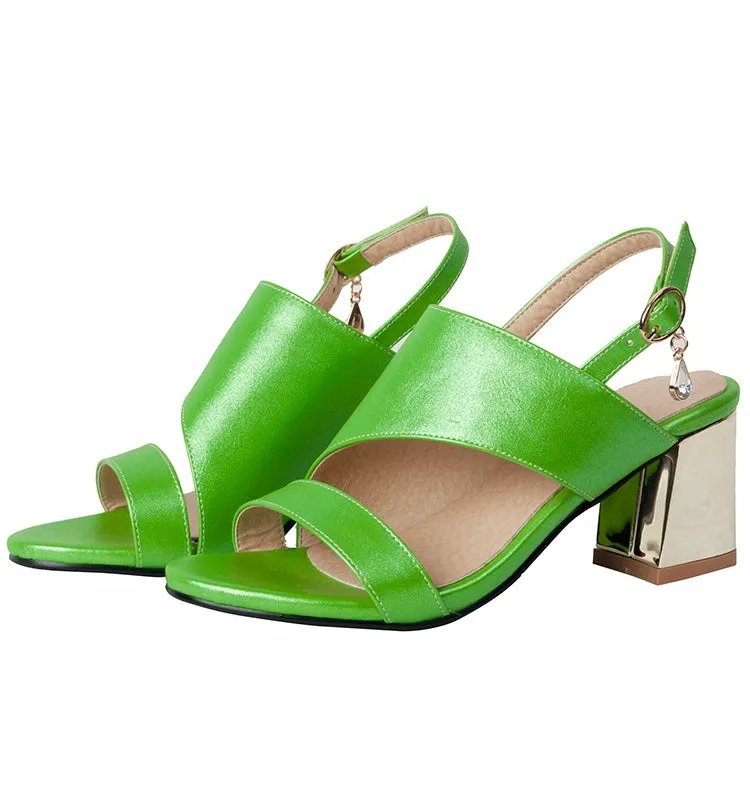 Women's Slingbacks High Heel Chunky Sandals