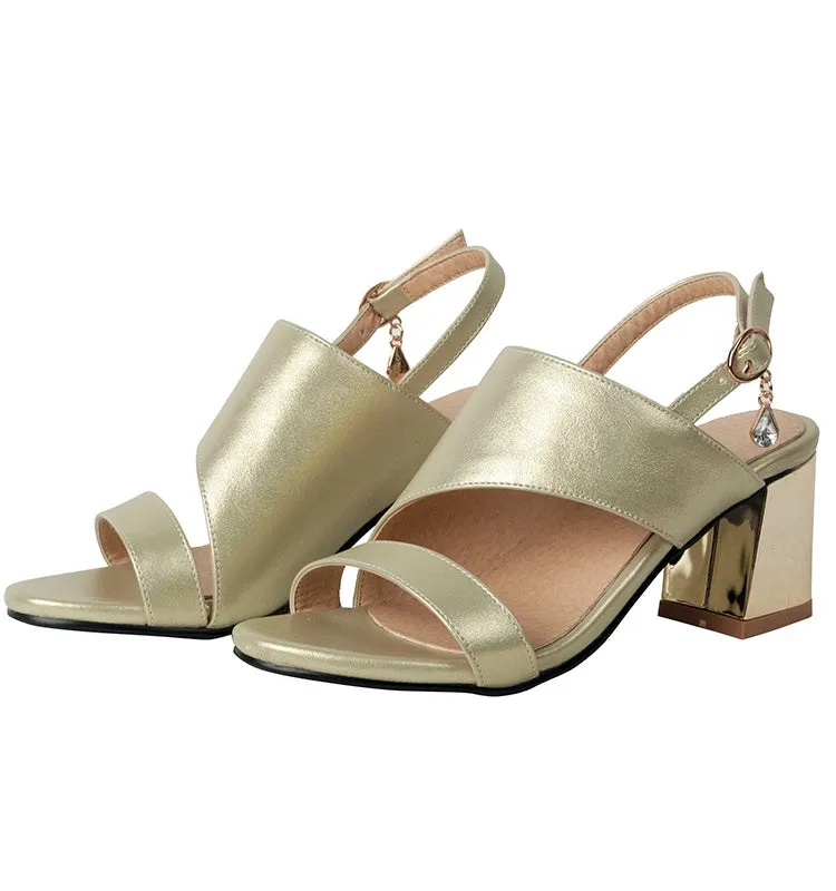 Women's Slingbacks High Heel Chunky Sandals