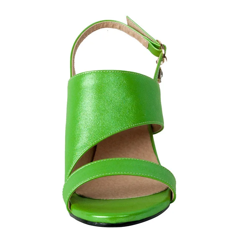 Women's Slingbacks High Heel Chunky Sandals