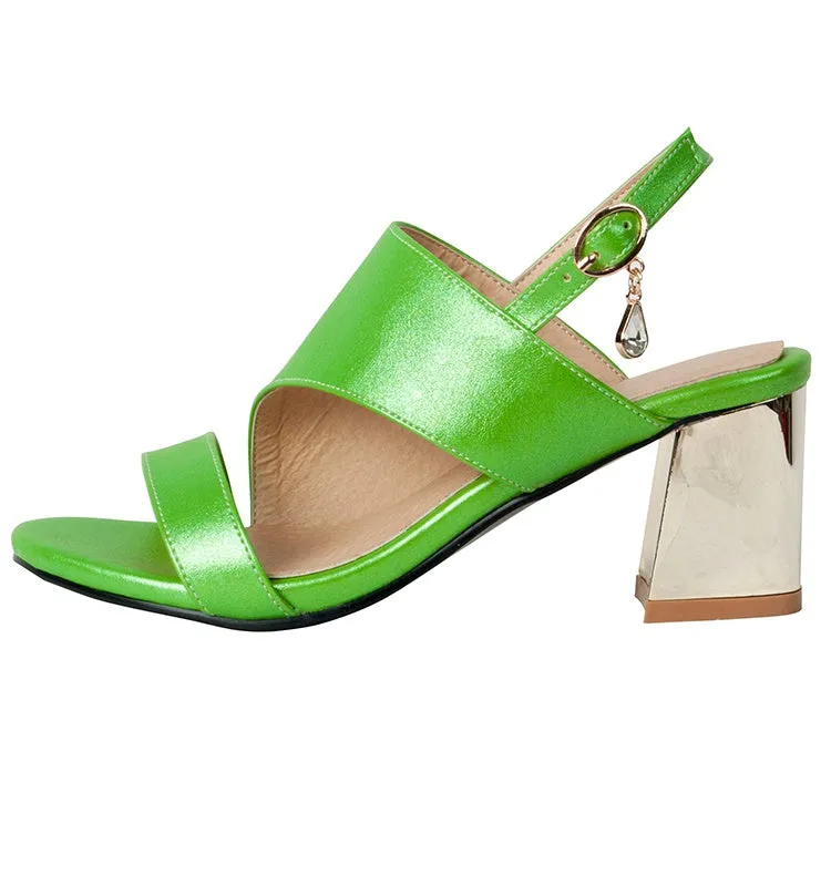 Women's Slingbacks High Heel Chunky Sandals